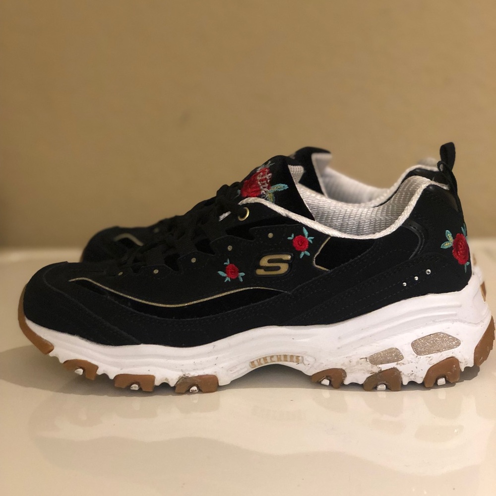 SKETCHERS D’LITES BLACK MEMORY FOAM